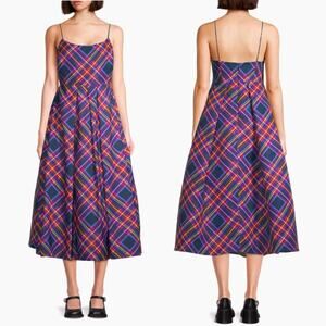 Sachin & Babi Audra Plaid Midi-Dress